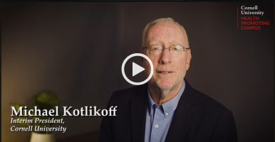 Interim President Kotlikoff talks about the Okanagan Charter