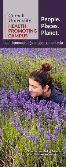 Taylor amongst the flowers